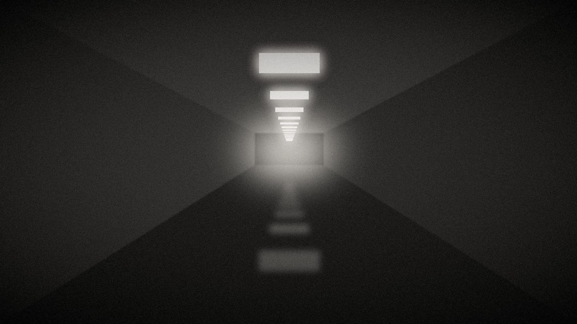 Placeholder still: corridor, neutral light.