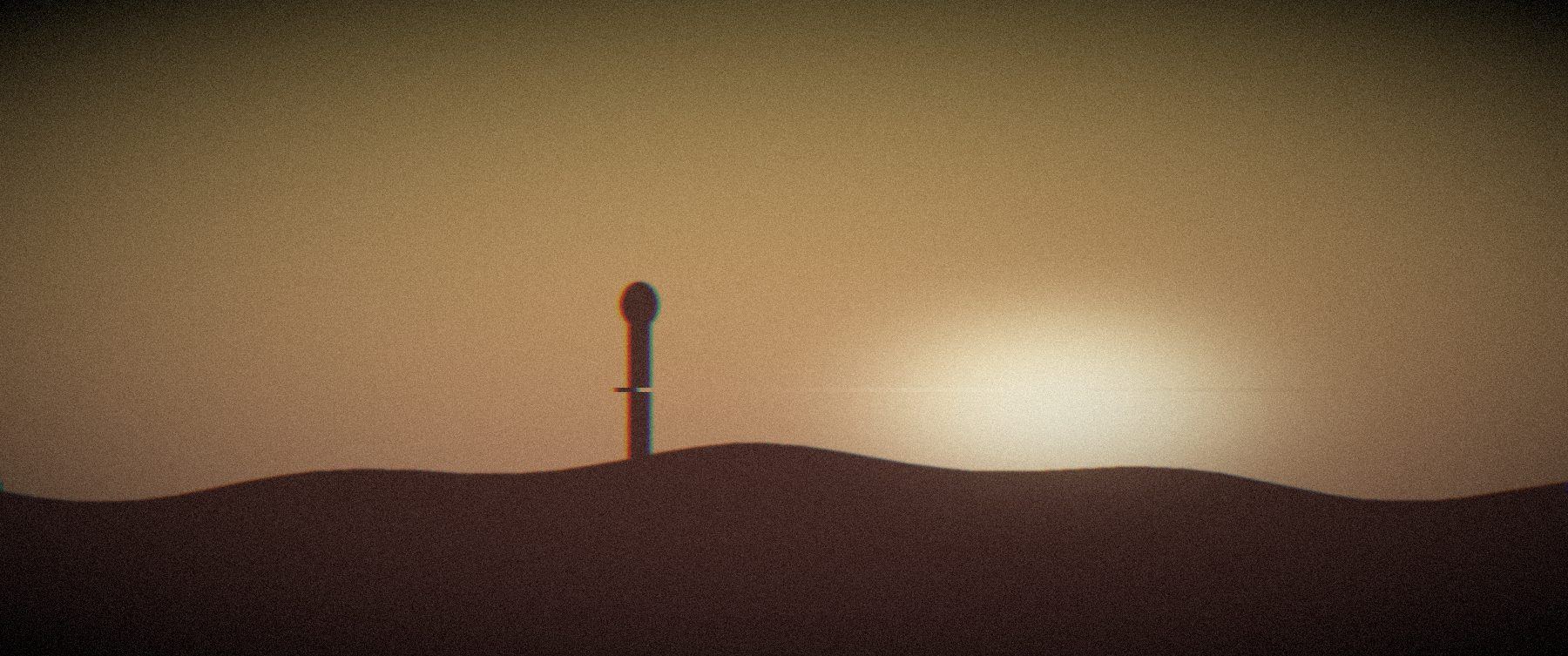 Placeholder still: the alternate world, intact.