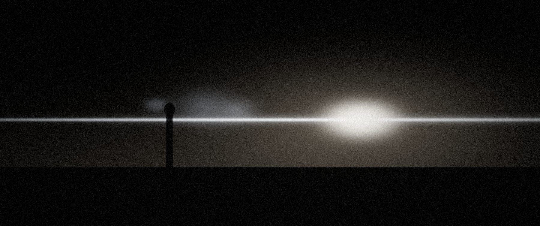 Placeholder still: the real world, dark and quiet.